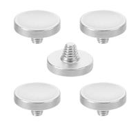 TOMETURE 5PCS Camera Shutter Release Button, Screw Metal Soft Release Button Replacement for DSLR and Film Cameras, Anti-Slip for Photography