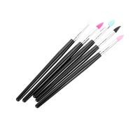 TOMETURE 5pcs Silicone Eyeshadow Brush Set for Women, Eye Shadow Applicator Brush for Applying Eyeshadow Sequin and Filling Lip, Makeup Tool for New Year and Birthday