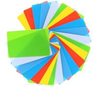 TOMETURE 60pcs Blank Plastic Cards for Corporate Offices and Hotels, Multifunctional Easy Printing Cards Made of Sturdy Plastic, for Business, Membership, and DIY Projects