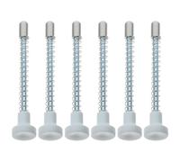 TOMETURE 6PCS Replacement Crib Gate Plunger Pins 3.35x0.59in Spring Plunger Latch Heavy Duty Spring Door Latch Child Bed Repair Parts Tool for Baby Bed Guardrail