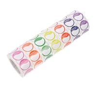 TOMETURE 7 Rolls Week Stickers Removable Paper Labels 25mm for Inventory Management in Bakery Shops and Boutiques, Assorted Colour Adhesive Day of The Week Labels for Food and Restaurant