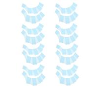 TOMETURE 8 Pairs Swimming Gloves - Silicone Webbed Swim Gloves - Half-Finger Frog Type Swim Training Fins - Water Resistance Paddle for Diving/Water Aerobics