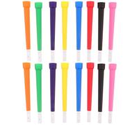 TOMETURE 8 Pairs Wire Jump Rope Handles - Speed Jump Rope Replacement Grips for 2.5mm Steel Wire Cables - Skipping Cable Handle Accessories for Exercise and Training 8 Colors