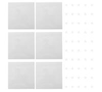 TOMETURE 8 Sheets Sport Helmet Sticker Set - Decorative Five-Pointed Star Decals for Football, Baseball, and Hockey Helmets - Self Adhesive Vinyl for Individual Accomplishments(Transparent)