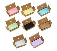 TOMETURE 800pcs Blank Index Cards: 3.5x2 Colored Flash Cards for Studying - 8 Colors Heavyweight Notecards for School, Office, and Home Supplies - Unlined Study Flashcards