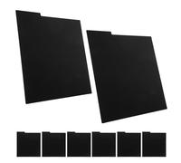 TOMETURE 8pcs Book Shelf Divider Card Sorting Divider Portable Sturdy Pvc Plastic Record Organizer Tabs for Family Members Use in Classrooms and Offices
