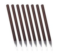 TOMETURE 8pcs Reusable Inkless Wooden Pencil with Replaceable Core and Fine Point for Office and Halloween Use, Everlasting Inkless Writing Pencil for Teachers and Artists