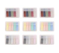 TOMETURE 9 Sets of Assorted Color Book Sticky Tabs Pet Material, Multipurpose Page Markers Tabs for Diaries and Archives, Smooth Writing and No Damage to Books