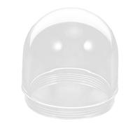 TOMETURE Acrylic Dome Cover for Cctv Camera Lens with Silicone Gasket, Dust and Splash Resistant Hemisphere Replacement Shell for Outdoor Applications and Areas Prone to Sand or Rain