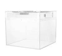 TOMETURE Acrylic Spider Enclosure Box for Tarantula and Gecko with Good Weather Resistance and Easy to Observe, Suitable for Small Animals Showing and Domestic Pets
