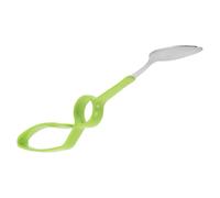 TOMETURE Adaptive Feeding Spoon for Elderly and Disabled Adults with Lightweight Stainless Steel and Plastic Ergonomic Structure, for Care Institutions and Self-Feeding
