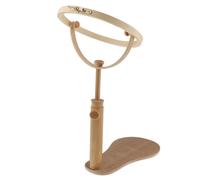 TOMETURE Adjustable Cross Frame Stand with 360° Rotary Function , Easy to Install Embroidery Hoop Holder for Home Accessories and Cross Embroidery