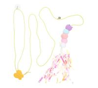 TOMETURE Adjustable Hanging Cat with Suction Cup Design, Rope and Polyester Material, Cartoon Insect Shape for Indoor Pet Cats, Interactive Swing to Emotions and Stimulate Play