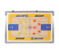 TOMETURE Basketball Coaching Board 17.7x11.8in: Basketball Analysis & Strategy Adjustments Display Board with Frame for Court Training Match