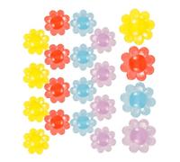 TOMETURE Bike Spoke Decorations 50Pcs Plastic Multicoloured Wheel Beads Clip-On Bicycle Accessories for Teen Riders