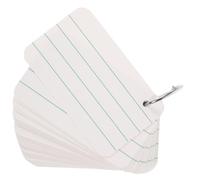 TOMETURE Blank English Flash Cards for Word Memory, Versatile Usage with Easy to Write on Paper Material, Creative Design Suitable for Learning and DIY Study Activities