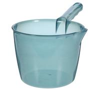 TOMETURE Blue Kitchen Water Scoop Ladle Made of Sturdy Pp Material with Long Handle, Easy to Store and Reusable Design, for Kitchen and Home Use