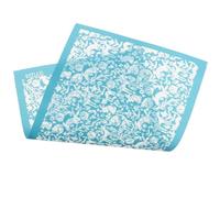 TOMETURE Blue Polyester Animal Pattern Silk Screen Printing Stencil for DIY Crafts and Drawing, Convenient Mesh Transfer Stencil Enhancing Hands-on Ability and Craft Enthusiasts