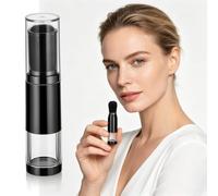 TOMETURE Blush Brush with Refillable Loose Powder Dispenser Plastic Makeup Applicator Suitable for Foundation and Loose Powder for Travel Makeup and Blusher Application