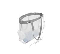 TOMETURE Breathable Mesh Cat Carrier Tote Bag 35x32x18cm Lightweight See-through Sling Carrier for Daily Walks and Travel, Portable Pet Shoulder Bag for Outdoor Use