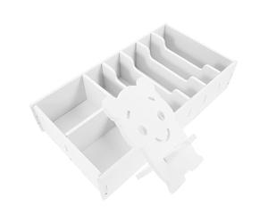 TOMETURE Cash Drawer Tray with Ample Storage Capacity and Easy to Use Design, PVC Material Cash Tray for Desks and Bookshelves, Simple and Stylish Currency Organizer