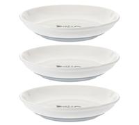 TOMETURE Cat Bowls Promotes Healthy Feeding Habits and Comfortable Eating with Non-slip Silicone Bottom 3pcs Ceramic Shallow and Wide Design for Small Cats for Everyday Use