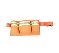 TOMETURE Cleaning Tool Belt Bag with Reflective Strips, Adjustable Waist Tool Pouch Waist Apron with Pockets for Women Men Housekeeping Cleaning Supplies
