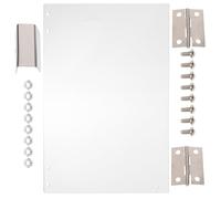 TOMETURE Clear Pvc Protective Baffle for Popcorn Machine Door Panel Lightweight Pvc Replacement Panel Popcorn Maker Protector for Commercial and Home Use