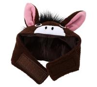 TOMETURE Cotton Donkey Ear Pet Hat Headband for Small Pets like Guinea Pig and Kitten, Lightweight and Easy to Carry, for Cold Days and Winter Wear