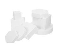 TOMETURE Cube Photography Props 8 Pieces Lightweight Foam Geometric Blocks for Jewellery Cosmetics Desktop Photoshoot and Product Display
