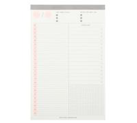 TOMETURE Daily to Do List Notepad Tear off Planning Notepad Lightweight Paper Office Planner with 60 Pages Convenient to Carry for Office Workers and Travelers