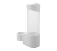 TOMETURE Dental Chair Cup Holder Ergonomic Design Integrated Curved Structure Plastic Paper Cup Storage Tray 45mm Pole Hole Space Saving Dental Unit Accessory