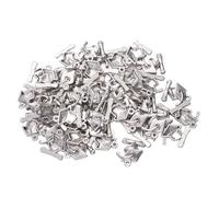 TOMETURE Doctor Hat Pendant Charms 50pcs for Jewelry Making Silver with Unique Hat-shaped Alloy Design, for DIY Jewelry Graduation and Graduation Week Party Accessories