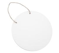 TOMETURE Door Hanger Rustic Farmhouse Style Sublimation 10 Inch Blank Circular with Density Board and Jute Rope, Easy Hanging Decorative Plaque Sign for Front Door Or Cafe