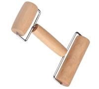 TOMETURE Double Roller with Different Sizes for Craft Making, Wooden Rolling Rod Pressing Diamonds and Pasting Tape Tool for Rhinestone Art Painting Accessories