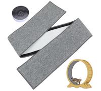 TOMETURE Felt Cat Running Wheel Mat Replacement Scratch Pad for Little Mice and Cats with Noise Reduction and Wear-resistant Material, for Indoor Exercise and Running Wheels
