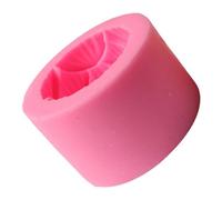 TOMETURE Flexible Silicone Mold for Soap Making and Sculpture Making Lotus Shape Heat Resistant from 40 to 230 Centigrade Pink Colour