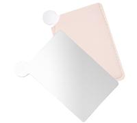 TOMETURE Foundation Mixing Palette with Stainless Steel Mirror, Compact Blending Plate for Makeup Artists, Suitable for On the Go and Various Makeup Products