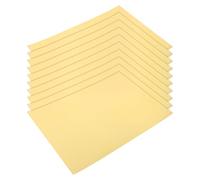TOMETURE Gold Metallic Foil Cardstock Paper 10 Sheets A4 Size with Sleek Metallic Mirror Finish, Single-Sided Glitter Design for Crafting and Birthday Party Decorations