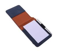 TOMETURE Golf Scorecard Book Portable Pu Plastic Paper Score Recording Notebook with Pen Blue for Golf Outdoor Sports and Enthusiasts