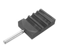 TOMETURE Graphite Ingot Casting Mold with Handle Brass Melting Tool Semi Round Trough for Workshop Aluminum Gold Silver Jewelry Casting Refining