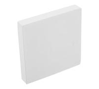 TOMETURE Gypsum Pottery Bat Board High Density Smooth Surface White Rounded Clay Turntable Wheel Sculpture Making Base Plate for Ceramic Art and Making Cups