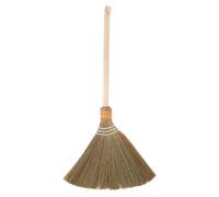 TOMETURE Handmade Corn Broom with Wooden Handle and Detachable Design, Soft Bristles for Versatile Use in Bedrooms and Garden Cleaning Tool
