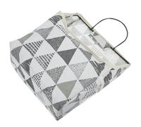 TOMETURE Hanging Storage Basket Bag Organiser Cotton and Linen Lightweight with Stylish Design , Not Easy to Tear Multi-functional Storage Container for Bathroom and Desktop