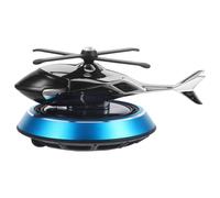 TOMETURE Helicopter-shaped Car Air Freshener Diffuser Blue Abs and Zinc Alloy Material Stylish Dashboard Decoration for Driving and Car Interior