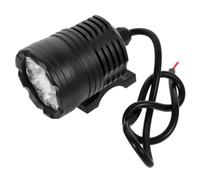 TOMETURE Iron LED Headlamp Motorcycle Light with Flashing Warning Function High Power Replacement for Electric Bikes and Motorbikes Enhanced Visibility Riding Accessory