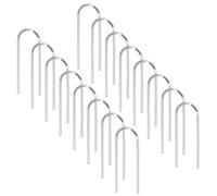 TOMETURE Jump U Shaped Hooks 60pcs High Temperature Nichrome Wire with Storage Box Nickel-Chromium Alloy, Secure Hanging and Even Heat for Pendant Ornaments and Glass Fusing