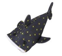 TOMETURE Large Capacity Shark Pencil Case with Canvas Material, Lightweight and Compact Fun Stationery Organizer Suitable for Office and Home Use