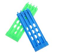 TOMETURE Leg Bands Organizer Poultry Suitable for Breeding and Poultry Operations Management 2pcs Plastic with Multi-hole Design, Practical Foot Ring Organizer for Pigeon Supplies