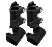 TOMETURE Light Stand Mount Clamp 4Pcs Adjustable Plastic Sleeve Connectors with Knurled Clamping Knob for Studio and Outdoor Lighting